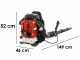 GeoTech-Pro BBP4-760 - Soffiatore a scoppio a zaino motore 4 tempi